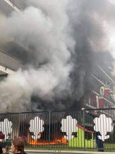 Groźny pożar przedszkola w Czyżynach. Trzy osoby poszkodowane