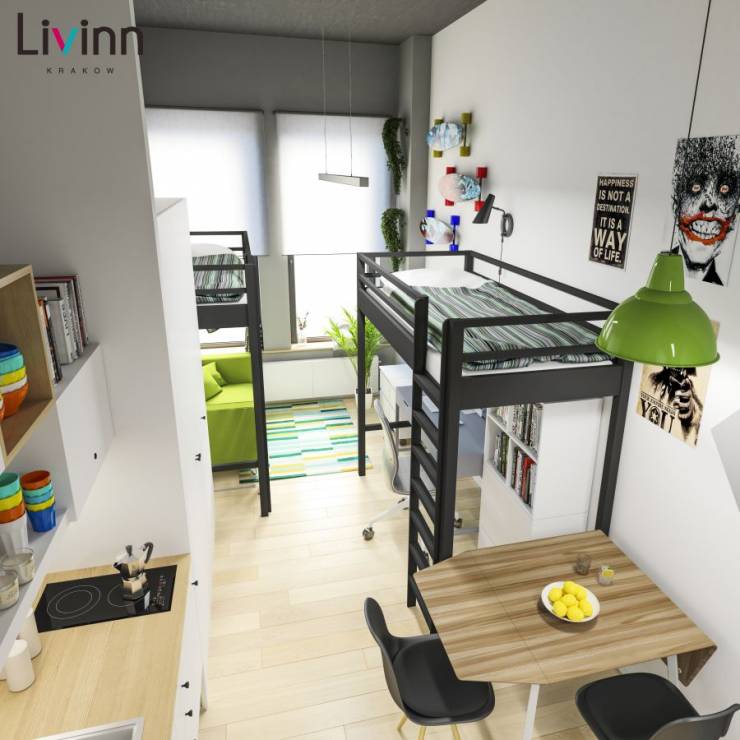 Pierwszy prywatny akademik. W takich luksusach będą mieszkać krakowscy studenci [WIZUALIZACJE]