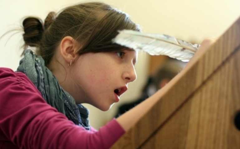 Lekcje w tynieckim Opactwie