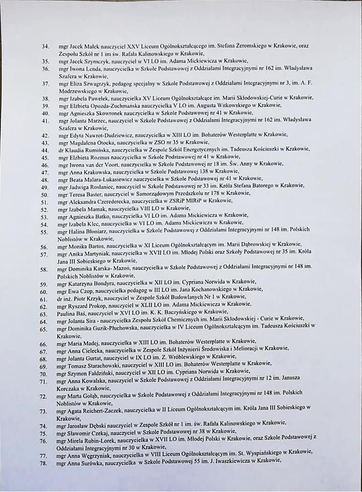 Czy nauczyciele, którzy napisali do kurator Nowak muszą obawiać się konsekwencji? To już się dzieje