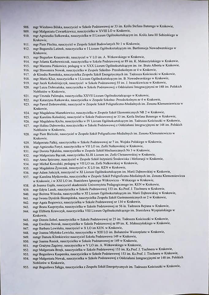 Czy nauczyciele, którzy napisali do kurator Nowak muszą obawiać się konsekwencji? To już się dzieje