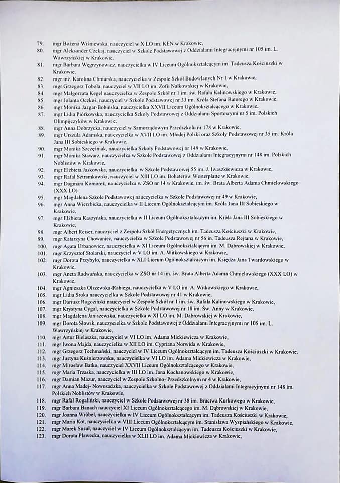 Czy nauczyciele, którzy napisali do kurator Nowak muszą obawiać się konsekwencji? To już się dzieje